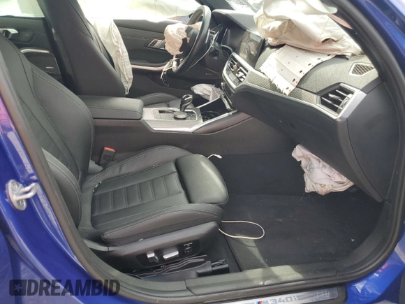 2020 BMW 3 Series M340i with VIN 3MW5U7J03L8B29181, listed as a Copart auction lot 66435394 with 0 mi miles and Non Repairable. Bid and sale history available at carsss.com. Image 7.