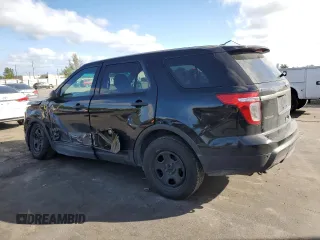 2015 Ford Utility Police Interceptor with VIN 1FM5K8AR8FGA78467, listed as a Copart auction lot 43581655 with 183,077 mi miles and Salvage Title. Bid and sale history available at carsss.com. Image 2.