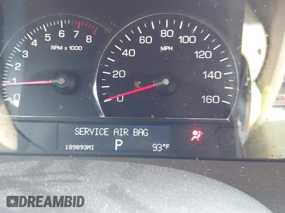 2007 Cadillac SRX with VIN 1GYEE637270127372, listed as a IAAI auction lot 42097903 with 189,893 mi miles. Bid and sale history available at carsss.com. Image 7.