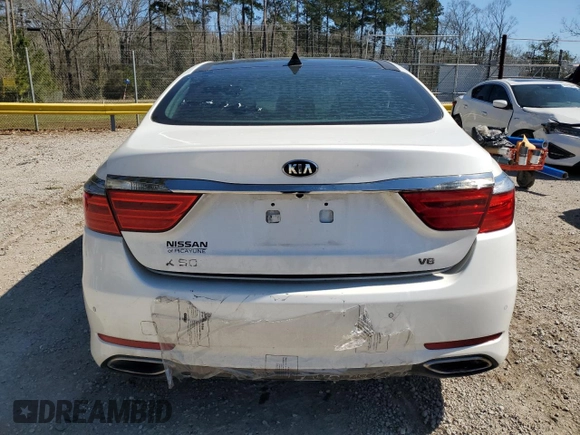 2017 Kia K900 Luxury with VIN KNALW4D42H6035399, listed as a Copart auction lot 46071465 with 111,051 mi miles and Clean Title. Bid and sale history available at carsss.com. Image 6.