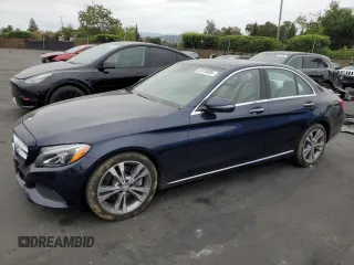 2016 Mercedes-Benz C 300 with VIN 55SWF4JB7GU140184, listed as a Copart auction lot 54410685 with 35,234 mi miles and Salvage Title. Bid and sale history available at carsss.com. Image 1.
