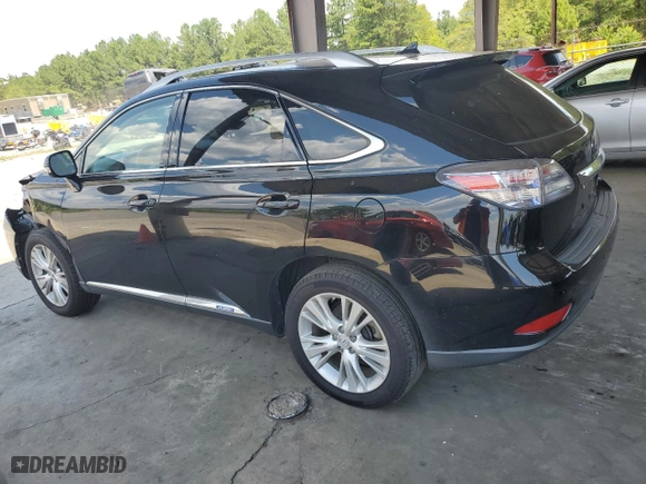 2011 Lexus RX 450h with VIN JTJBC1BA5B2419851, listed as a Copart auction lot 60707044 with 147,338 mi miles and Salvage Title. Bid and sale history available at carsss.com. Image 2.
