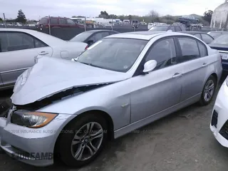 2008 BMW 3 Series 328i with VIN WBAVC53508FZ82765, listed as a IAAI auction lot 22177889 with 111,442 mi miles. Bid and sale history available at carsss.com. Image 2.