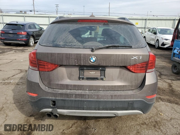 2014 BMW X1 xDrive28i with VIN WBAVL1C5XEVY14142, listed as a Copart auction lot 46693985 with 70,504 mi miles and Salvage Title. Bid and sale history available at carsss.com. Image 6.