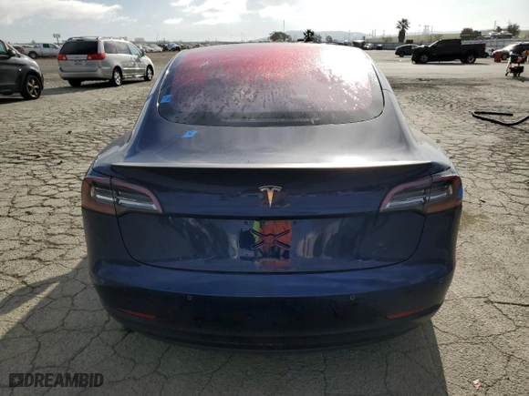 2018 Tesla Model 3 Long Range Battery with VIN 5YJ3E1EA2JF004298, listed as a Copart auction lot 52545975 with 58,267 mi miles and Salvage Title. Bid and sale history available at carsss.com. Image 6.