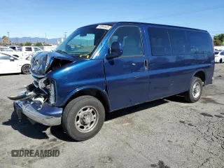 2001 Chevrolet Express with VIN 1GAGG25R411191665, listed as a Copart auction lot 49011535 with Not Provided miles and Salvage Title. Bid and sale history available at carsss.com. Image 1.