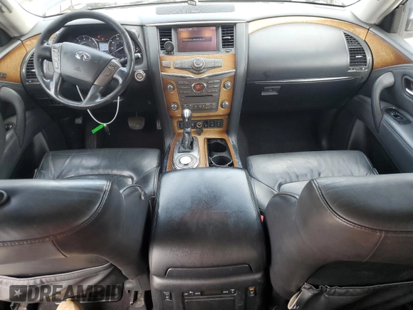 2012 Infiniti QX56 8-passenger with VIN JN8AZ2ND8C9715923, listed as a Copart auction lot 79192944 with 250,177 mi miles and Salvage Title. Bid and sale history available at carsss.com. Image 8.