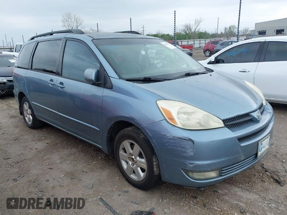 2005 Toyota Sienna XLE with VIN 5TDZA22CX5S331728, listed as a IAAI auction lot 41928071 with 258,417 mi miles and . Bid and sale history available at DreamBid. Image 1.