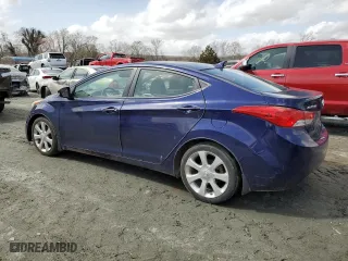 2013 Hyundai Elantra GLS with VIN 5NPDH4AE7DH288619, listed as a Copart auction lot 47264565 with 186,968 mi miles and Salvage Title. Bid and sale history available at carsss.com. Image 2.