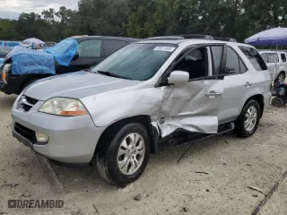 2003 Acura MDX Touring Pkg RES w/Navigation System with VIN 2HNYD18983H540609, listed as a Copart auction lot 73011344 with 245,014 mi miles and Salvage Title. Bid and sale history available at carsss.com. Image 1.
