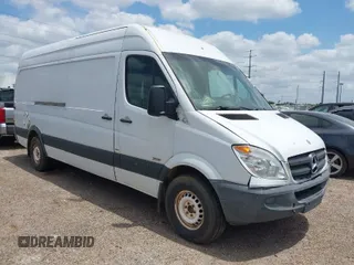 2012 Mercedes-Benz Sprinter Cargo with VIN WD3PE8CB7C5673557, listed as a IAAI auction lot 42044315 with Not Provided miles. Bid and sale history available at carsss.com. Image 1.