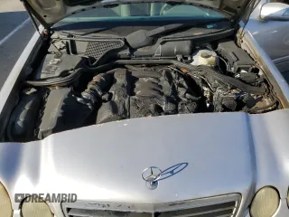 2002 Mercedes-Benz E-Class with VIN WDBJF65J32B496411, listed as a Copart auction lot 75690884 with 128,855 mi miles and Salvage Title. Bid and sale history available at carsss.com. Image 11.