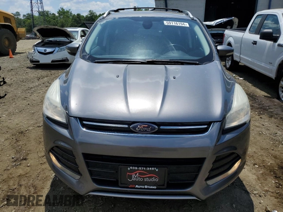 2014 Ford Escape Titanium with VIN 1FMCU9J91EUC90702, listed as a Copart auction lot 59116194 with 117,984 mi miles and Salvage Title. Bid and sale history available at DreamBid. Image 5.