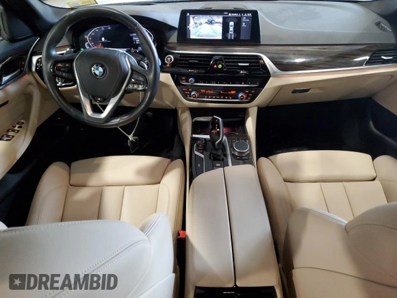 2020 BMW 5 Series 530i xDrive with VIN WBAJR7C09LCE58704, listed as a Copart auction lot 49900615 with 33,167 mi miles and Salvage title. Bid and sale history available at DreamBid. Image 8.