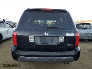 2004 Honda Pilot EX with VIN 2HKYF18604H614460, listed as a Copart auction lot 87947685 with 219,926 mi miles and Salvage Title. Bid and sale history available at carsss.com. Image 6.