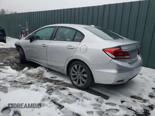 2014 Honda Civic EX-L with VIN 19XFB2F91EE233096, listed as a Copart auction lot 42811615 with 164,176 mi miles and Salvage Title. Bid and sale history available at DreamBid. Image 2.