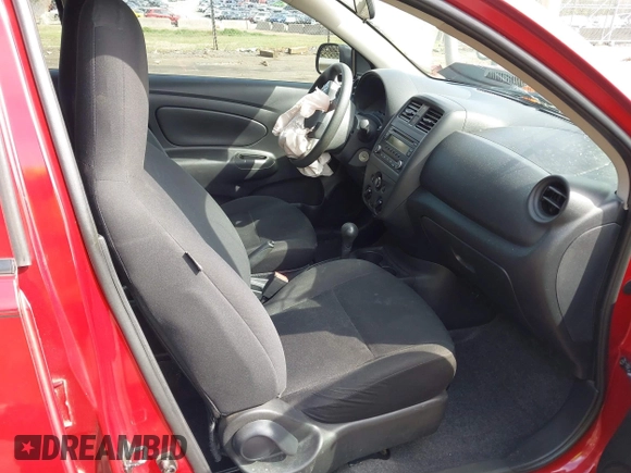 2015 Nissan Versa SV with VIN 3N1CN7AP1FL859969, listed as a IAAI auction lot 41830160 with 74,543 mi miles. Bid and sale history available at carsss.com. Image 5.
