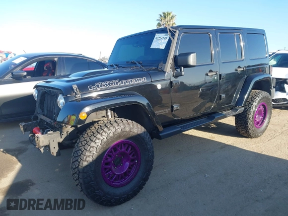 2017 Jeep Wrangler Unlimited Sahara with VIN 1C4BJWEG5HL635319, listed as a IAAI auction lot 42224748 with 141,214 mi miles and . Bid and sale history available at DreamBid. Image 20.