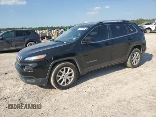 2018 Jeep Cherokee Latitude with VIN 1C4PJLCB1JD537318, listed as a Copart auction lot 50193055 with 90,960 mi miles and Salvage title. Bid and sale history available at DreamBid. Image 1.