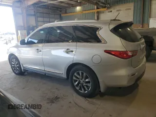 2013 Infiniti JX35 with VIN 5N1AL0MM3DC329297, listed as a Copart auction lot 74493194 with 144,639 mi miles and Salvage Title. Bid and sale history available at carsss.com. Image 2.
