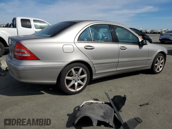 2003 Mercedes-Benz C 230 Kompressor with VIN WDBRF40J93F369431, listed as a Copart auction lot 75029414 with Not Provided miles and Salvage Title. Bid and sale history available at DreamBid. Image 3.