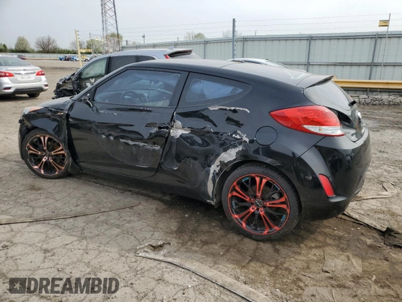 2014 Hyundai Veloster RE:FLEX with VIN KMHTC6AD3EU214291, listed as a Copart auction lot 54529665 with 102,879 mi miles and Clean title. Bid and sale history available at DreamBid. Image 2.