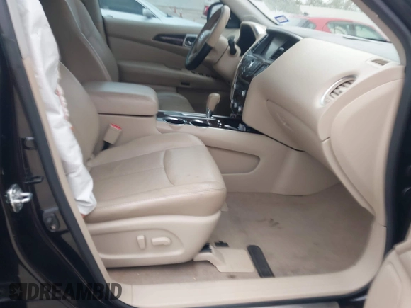 2014 Nissan Pathfinder Platinum z VIN 5N1AR2MN0EC619145, wystawiony jako IAAI lot #41032657 z przebiegiem 148 405 mil mil oraz . Historia ofert i sprzedaży dostępna na DreamBid. Obrazek 5.