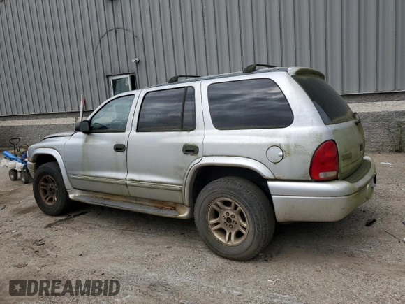 2003 Dodge Durango SLT with VIN 1D4HS48Z63F596484, listed as a Copart auction lot 43329125 with 187,608 mi miles and Salvage title. Bid and sale history available at DreamBid. Image 2.