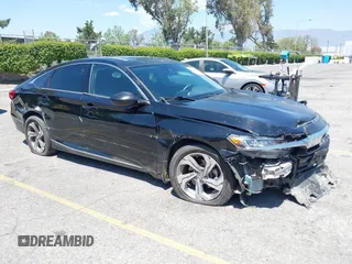 2018 Honda Accord EX z VIN 1HGCV1F40JA129965, wystawiony jako IAAI lot #42153398 z przebiegiem 51 435 mil mil oraz . Historia ofert i sprzedaży dostępna na DreamBid. Obrazek 1.