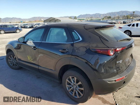 2023 Mazda CX-30 S with VIN 3MVDMBAMXPM508923, listed as a Copart auction lot 46367205 with 8,178 mi miles and Salvage Title. Bid and sale history available at carsss.com. Image 2.