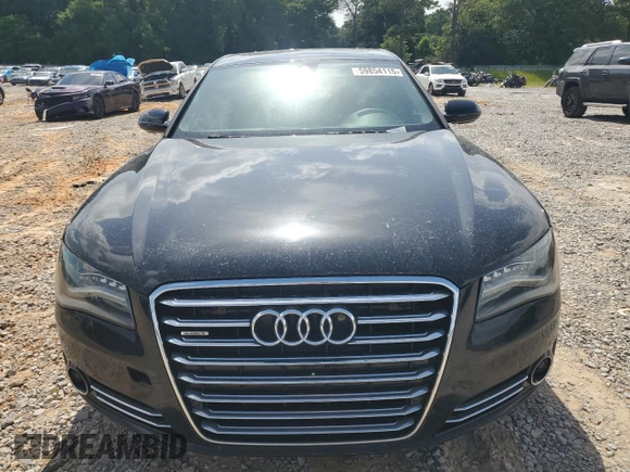 2011 Audi A8 with VIN WAURVAFD0BN026383, listed as a Copart auction lot 59854115 with 141,158 mi miles and Clean title. Bid and sale history available at DreamBid. Image 5.