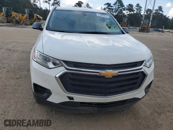 2020 Chevrolet Traverse LS with VIN 1GNERFKW2LJ276170, listed as a Copart auction lot 72087614 with 162,494 mi miles and Salvage Title. Bid and sale history available at carsss.com. Image 5.