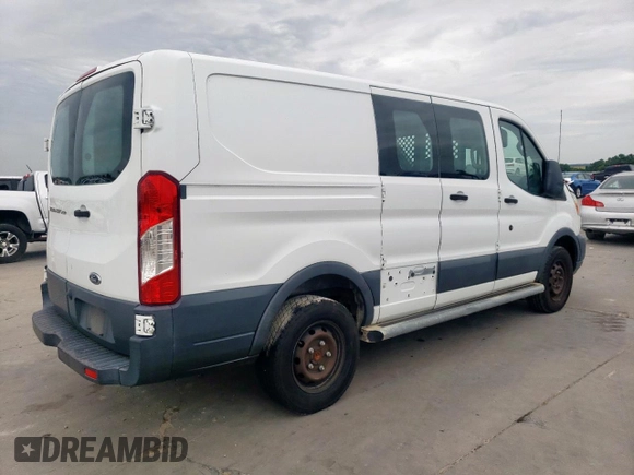 2016 Ford Transit Cargo with VIN 1FTYR1ZM7GKA69898, listed as a Copart auction lot 63637575 with 213,230 mi miles and Salvage title. Bid and sale history available at DreamBid. Image 3.
