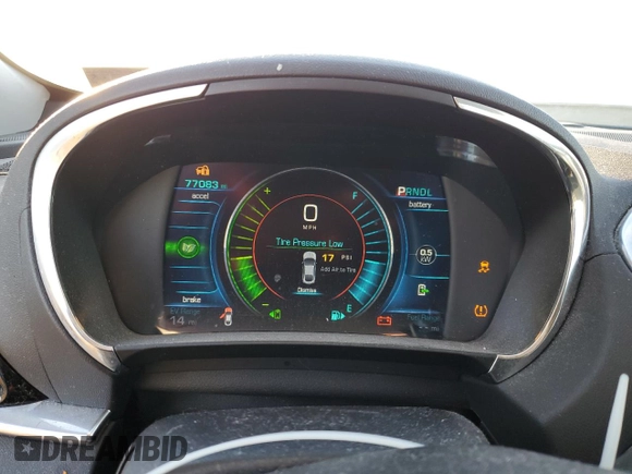 2016 Chevrolet Volt Premier with VIN 1G1RD6S57GU141246, listed as a Copart auction lot 36930393 with 77,083 mi miles. Bid and sale history available at carsss.com. Image 9.