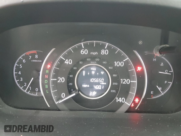 2015 Honda CR-V EX-L with VIN 2HKRM3H75FH501461, listed as a Copart auction lot 85901324 with 105,650 mi miles and Salvage Title. Bid and sale history available at carsss.com. Image 9.