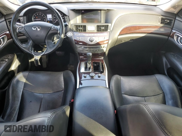 2012 Infiniti M37 with VIN JN1BY1AR5CM393479, listed as a Copart auction lot 77598814 with 174,932 mi miles and Salvage Title. Bid and sale history available at carsss.com. Image 8.