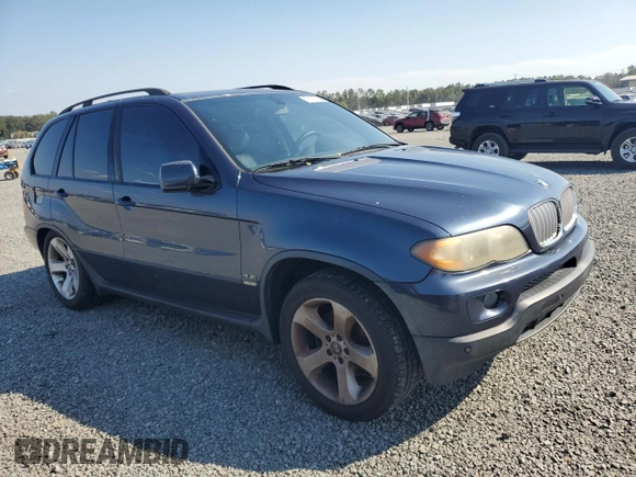 2006 BMW X5 4.4i with VIN 5UXFB53586LV27489, listed as a Copart auction lot 76172024 with 0 mi miles and Salvage Title. Bid and sale history available at carsss.com. Image 4.