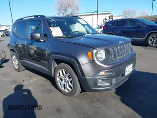 2018 Jeep Renegade Latitude with VIN ZACCJABB4JPJ03560, listed as a IAAI auction lot 41776537 with 72,504 mi miles and . Bid and sale history available at DreamBid. Image 1.
