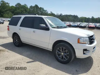 2017 Ford Expedition Limited with VIN 1FMJU1KTXHEA43678, listed as a Copart auction lot 57202965 with 127,781 mi miles and Salvage title. Bid and sale history available at DreamBid. Image 4.