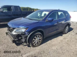 2017 Nissan Rogue SL with VIN 5N1AT2MV8HC743797, listed as a Copart auction lot 75671324 with 121,616 mi miles and Salvage Title. Bid and sale history available at carsss.com. Image 1.