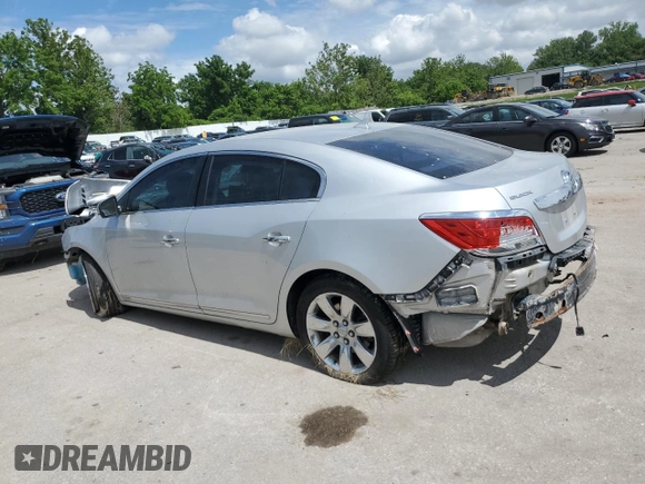2010 Buick LaCrosse CXL with VIN 1G4GC5EGXAF202296, listed as a Copart auction lot 61000955 with Not provided miles and Salvage title. Bid and sale history available at DreamBid. Image 2.