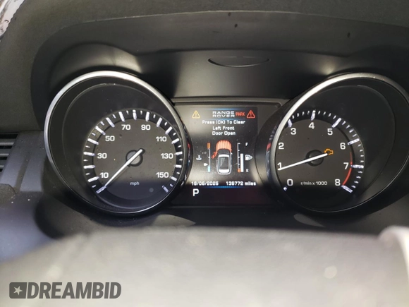 2013 Land Rover Range Rover Evoque Pure Plus with VIN SALVP2BG4DH849121, listed as a Copart auction lot 61446725 with 136,772 mi miles and Clean title. Bid and sale history available at DreamBid. Image 9.