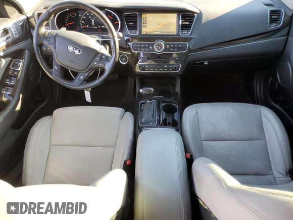 2015 Kia Cadenza Premium with VIN KNALN4D7XF5192579, listed as a Copart auction lot 82381104 with 77,500 mi miles and Salvage Title. Bid and sale history available at carsss.com. Image 8.