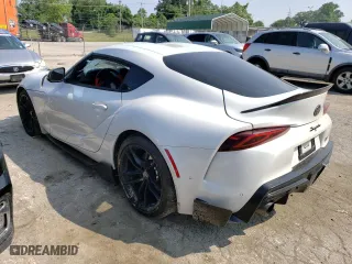 2022 Toyota GR Supra 3.0 with VIN WZ1DB0C0XNW049560, listed as a Copart auction lot 56988123 with NaN miles. Bid and sale history available at carsss.com. Image 2.