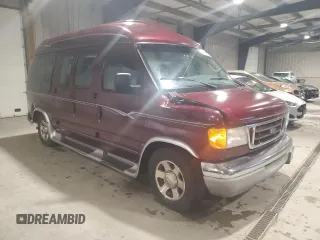 2004 Ford Econoline Cargo Recreational z VIN 1FDRE14W34HA36863, wystawiony jako Copart lot #57751505 z przebiegiem 168 460 mil mil oraz Szkody całkowita. Historia ofert i sprzedaży dostępna na DreamBid. Obrazek 4.