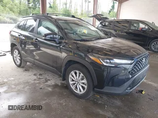 2023 Toyota Corolla Cross LE with VIN 7MUCAABG9PV051438, listed as a IAAI auction lot 42538566 with 82,437 mi miles and . Bid and sale history available at DreamBid. Image 1.