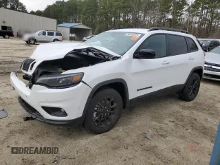 2023 Jeep Cherokee Altitude Lux with VIN 1C4PJMMB2PD109027, listed as a Copart auction lot 50209545 with 24,500 mi miles and Salvage Title. Bid and sale history available at carsss.com. Image 1.
