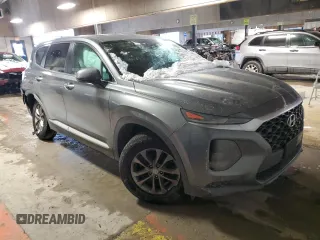 2019 Hyundai Santa Fe SE with VIN 5NMS23AD0KH079064, listed as a Copart auction lot 45982265 with 72,184 mi miles and Salvage Title. Bid and sale history available at DreamBid. Image 4.