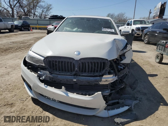 2017 BMW 5 Series 540i with VIN WBAJE5C38HG914859, listed as a Copart auction lot 50628155 with Not provided miles and Salvage title. Bid and sale history available at DreamBid. Image 5.