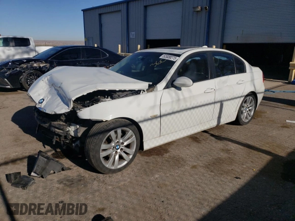 2006 BMW 3 Series 325i with VIN WBAVB13506PT09008, listed as a Copart auction lot 52020275 with 0 mi miles and Salvage Title. Bid and sale history available at carsss.com. Image 1.